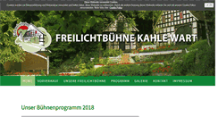 Desktop Screenshot of kahlewart.de